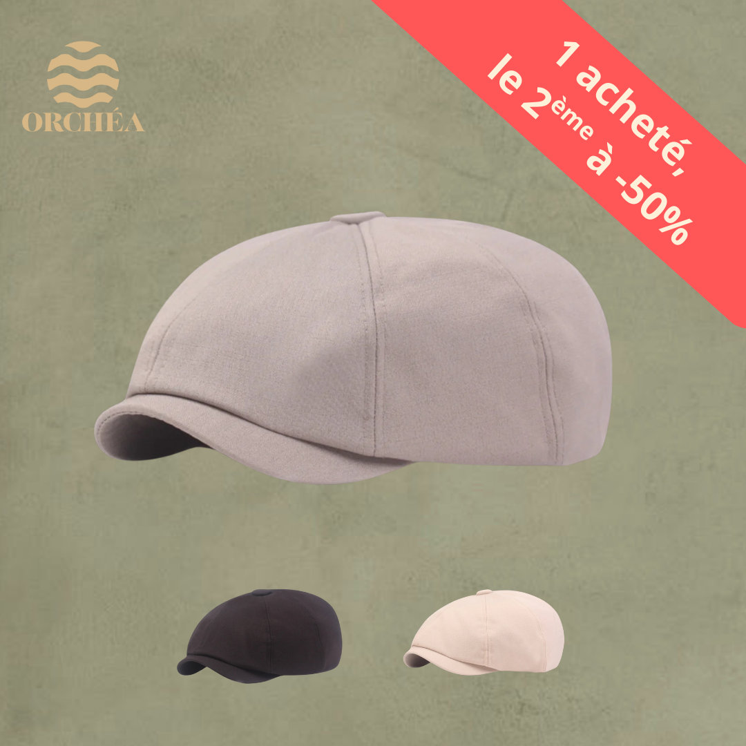 Béret Gavroche en Coton Épais