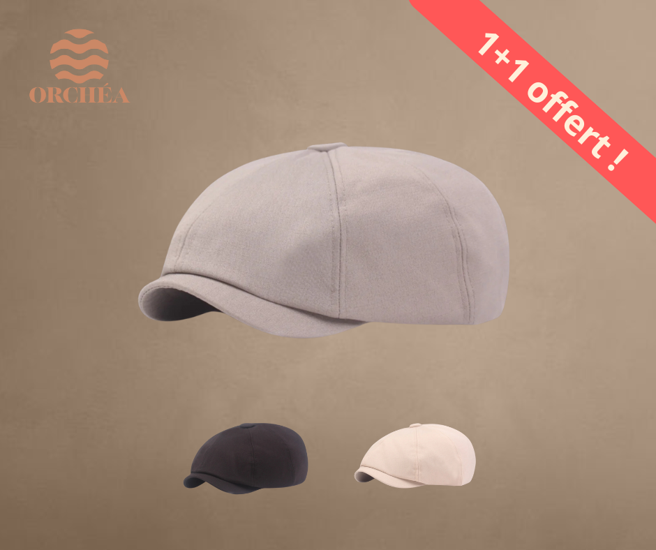Béret Gavroche en Coton Épais