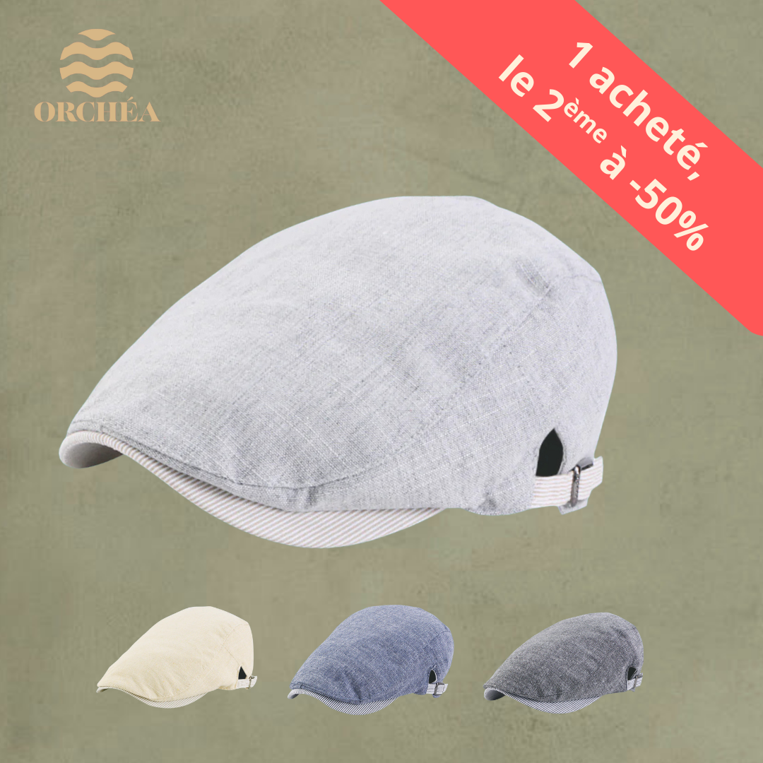 Béret ajustable Lin & Coton
