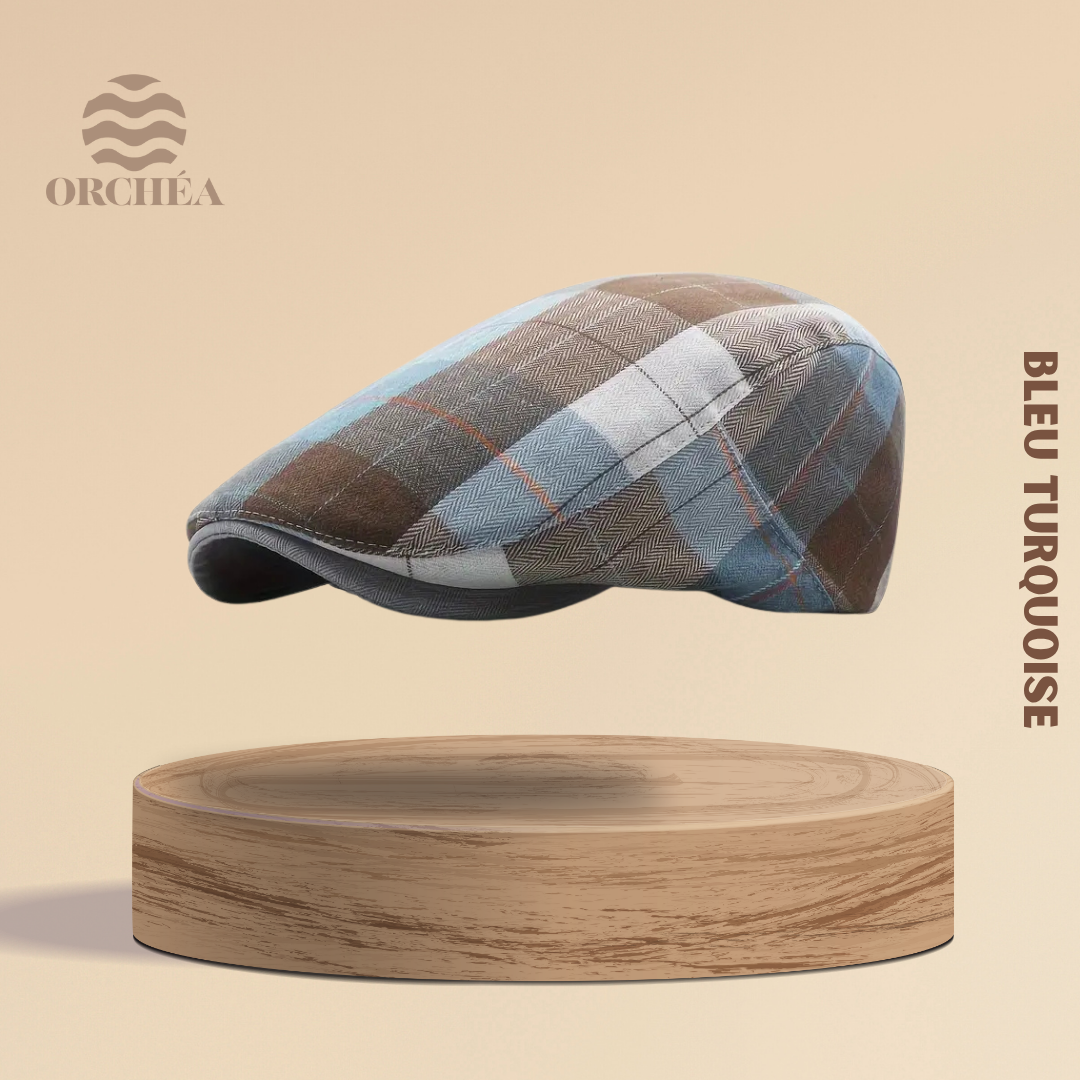 Béret Damier coton