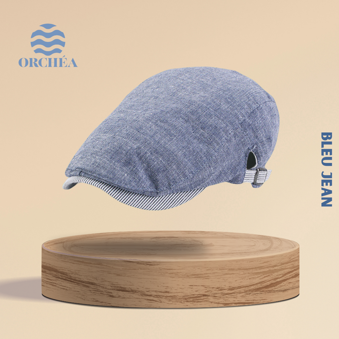 Béret ajustable Lin & Coton