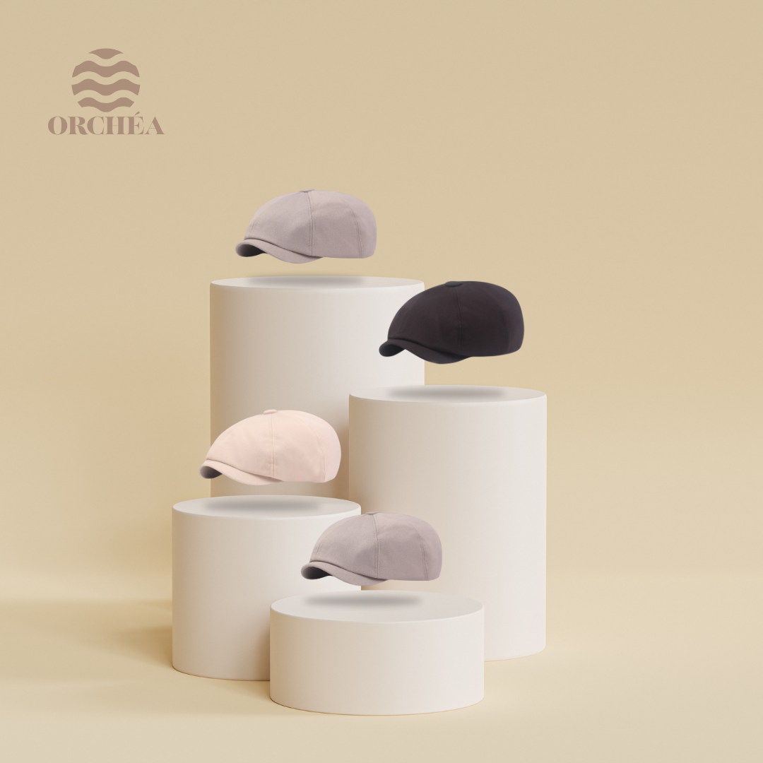 Béret Gavroche en Coton Épais