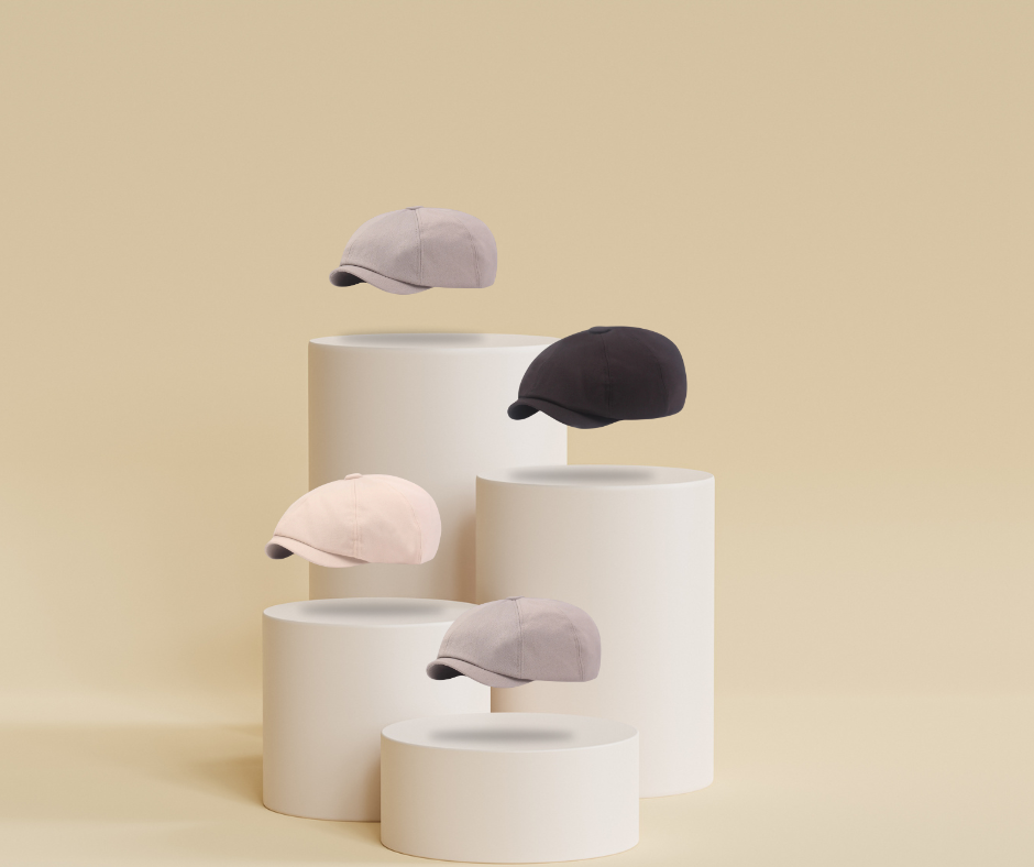 Béret Gavroche en Coton Épais