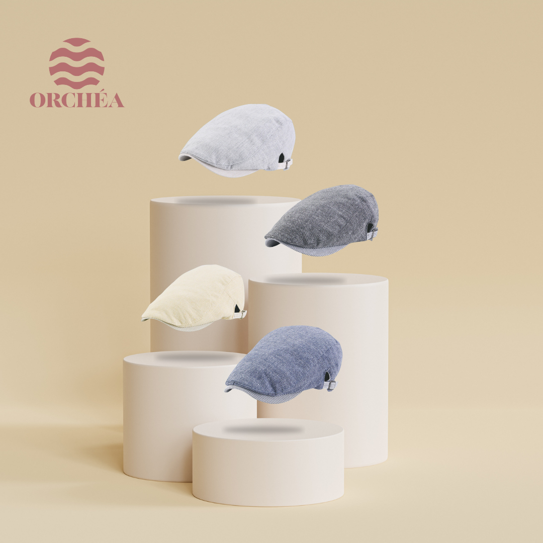 Béret ajustable Lin & Coton