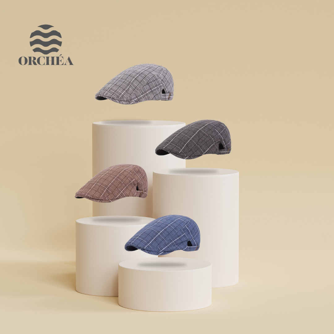 Casquette Britannique rayée