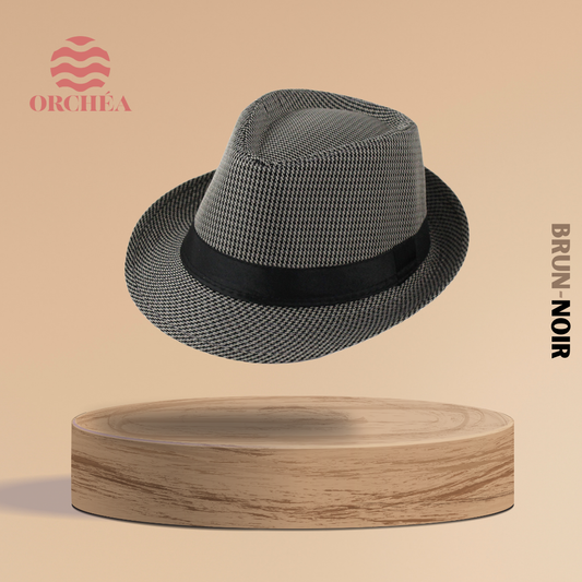 Chapeau Fédora Pied-de-poule