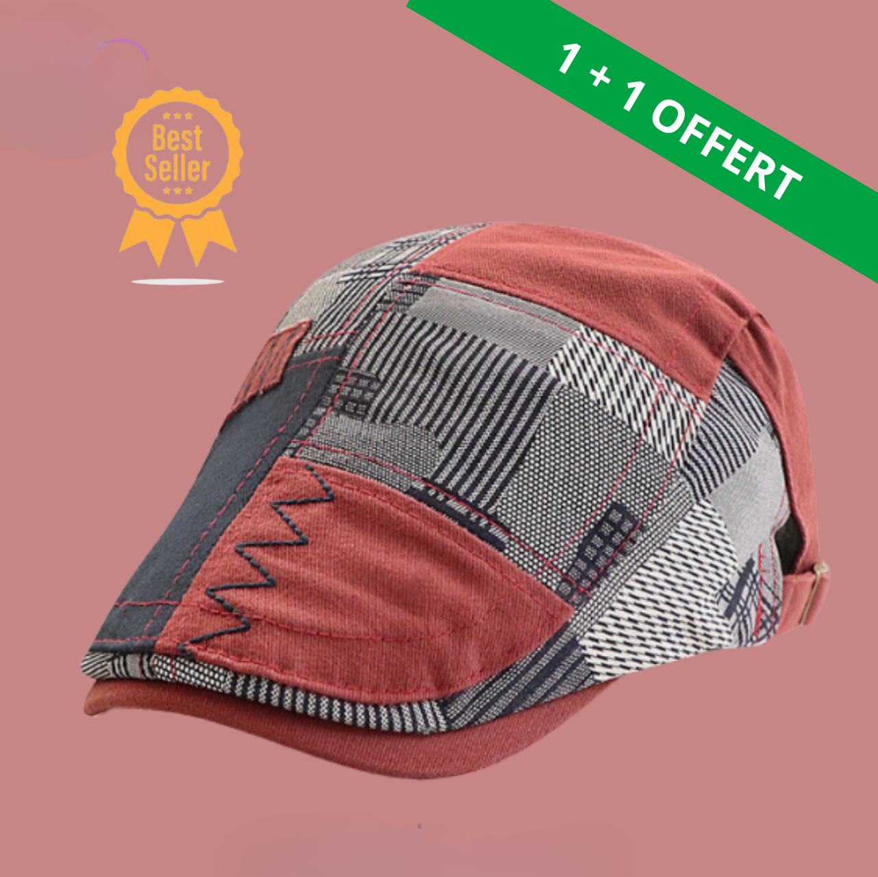 Béret ajustable Urban Patchwork