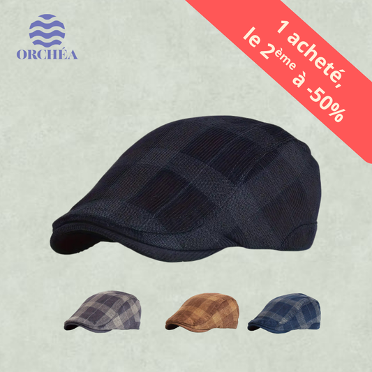Casquette Damier effet Velours côtelé