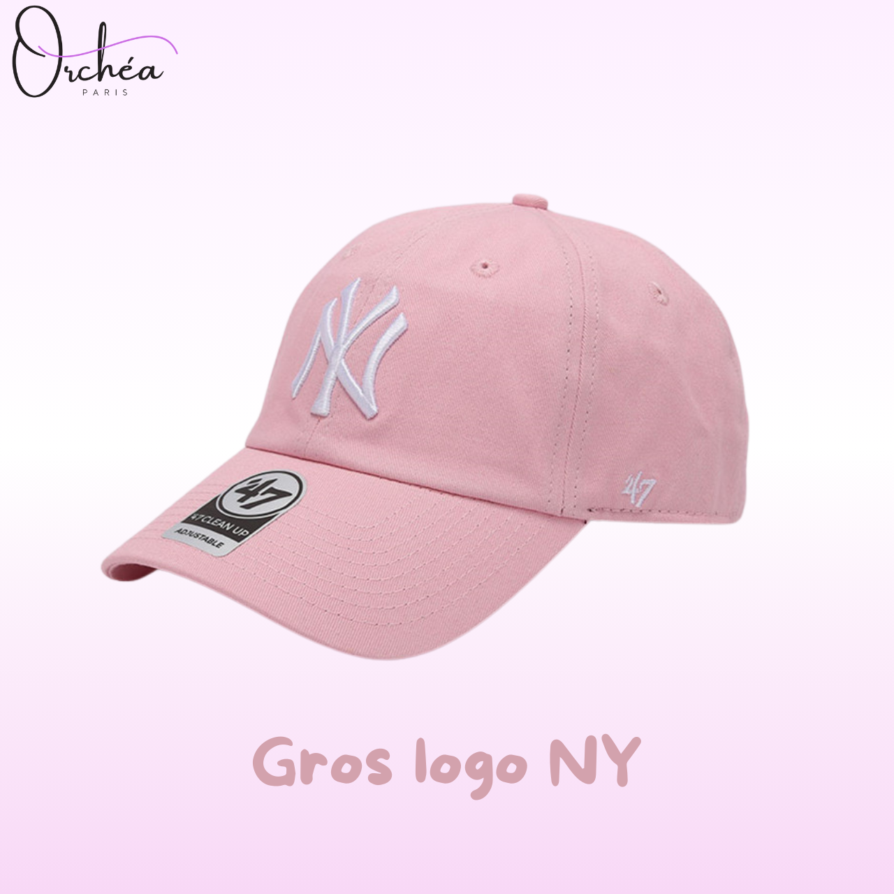 Casquette Logo USA Rose