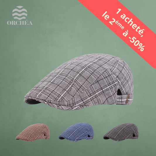 Casquette Britannique rayée