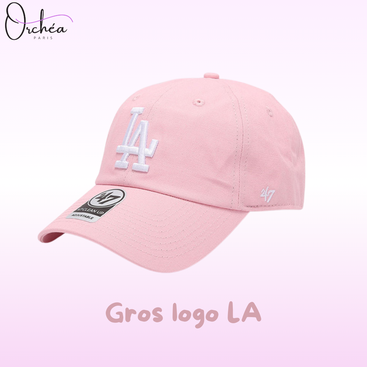 Casquette Logo USA Rose