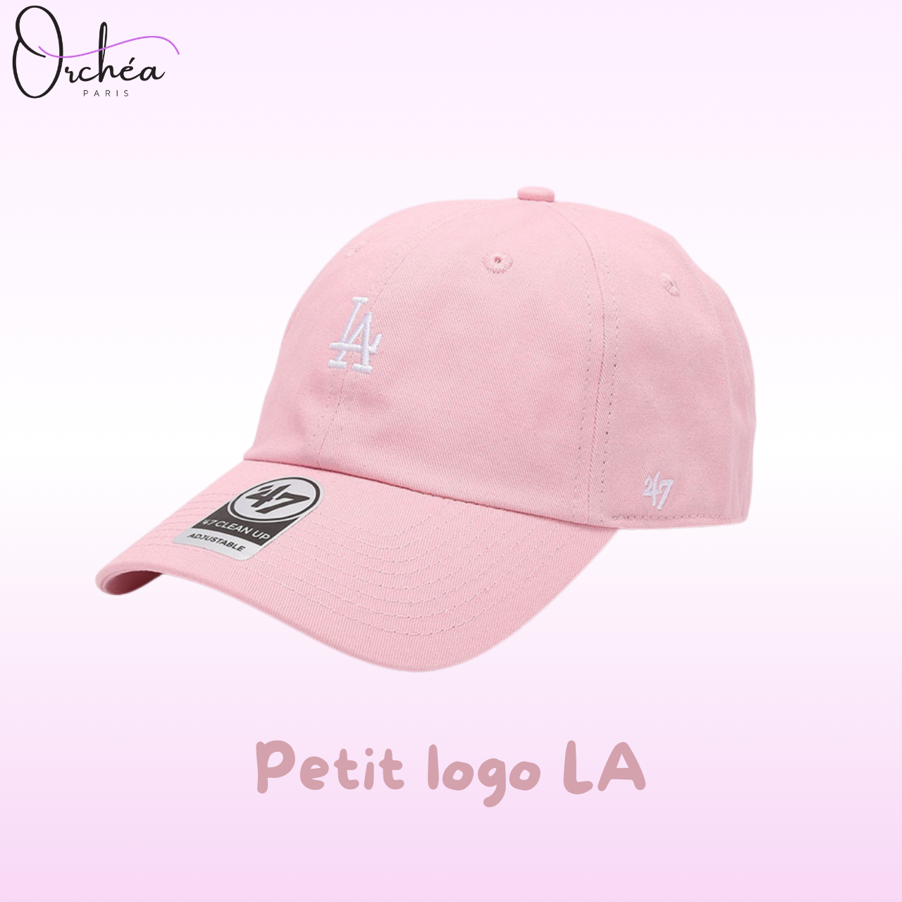 Casquette Logo USA Rose