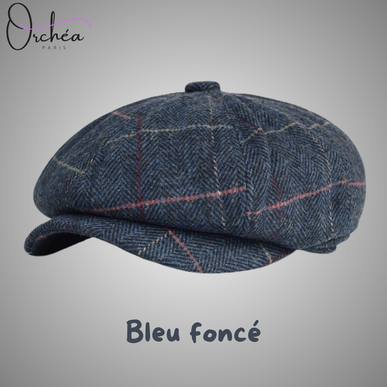 Béret Gavroche à Chevrons en Laine