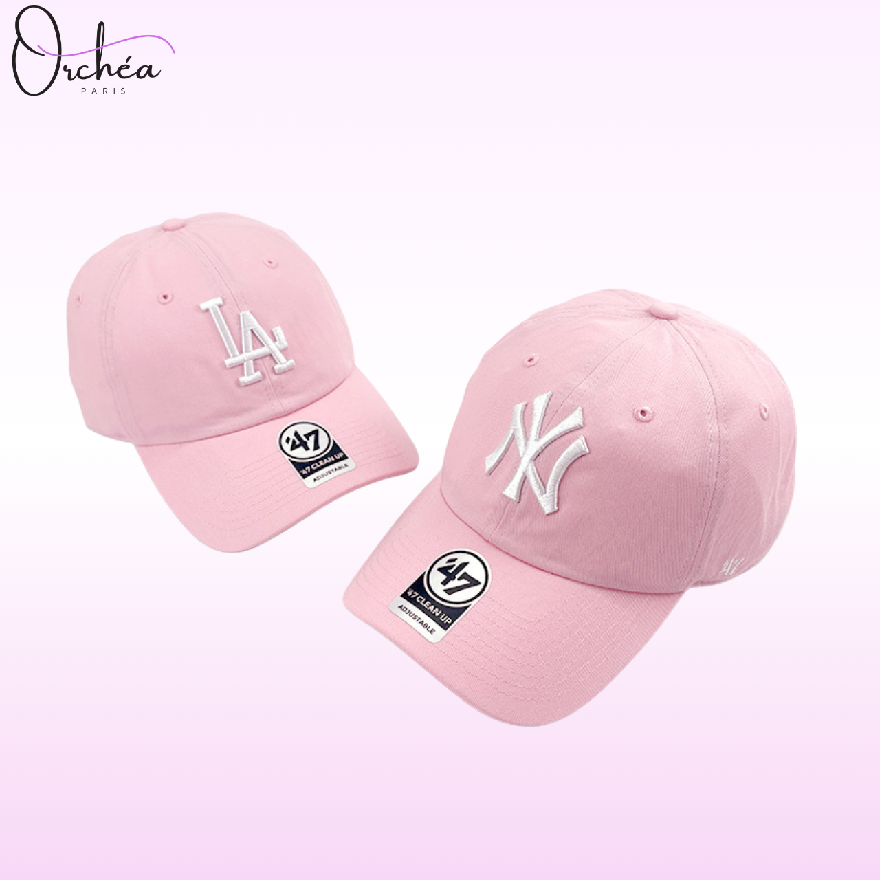 Casquette Logo USA Rose